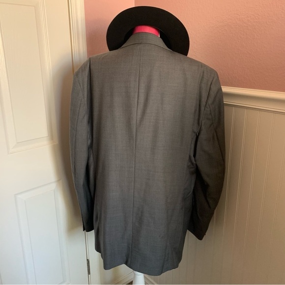 Claiborne Men’s Blazer, Grey, 100% Wool, 50L - Picture 5 of 11